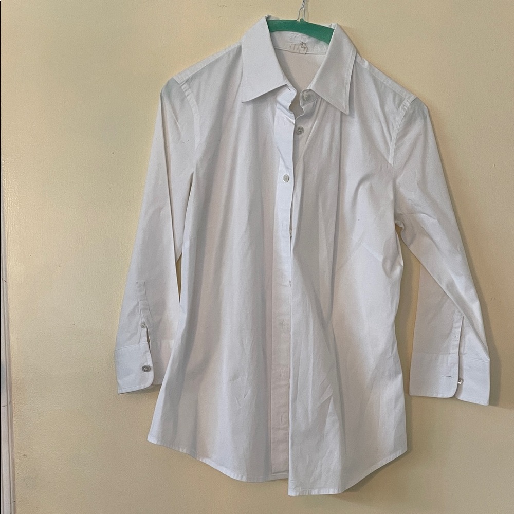 J. Crew White Button Up Shirt